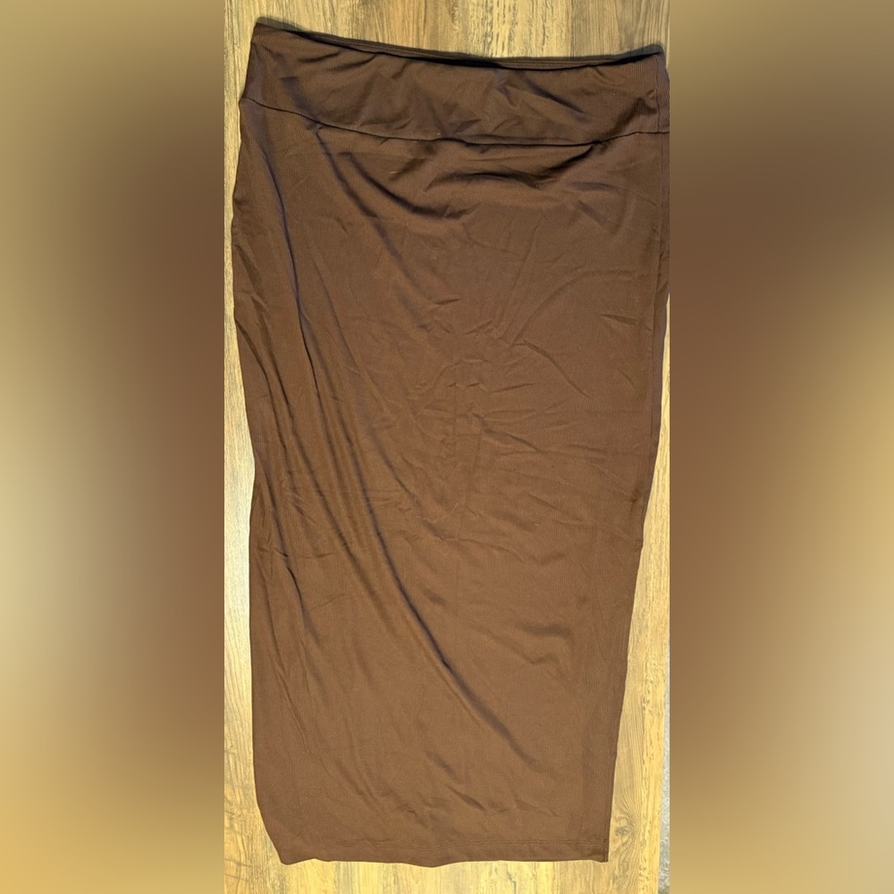 No Boundaries Chocolate Brown Skirt